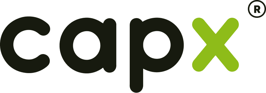 Capx wordmark for light backgrounds